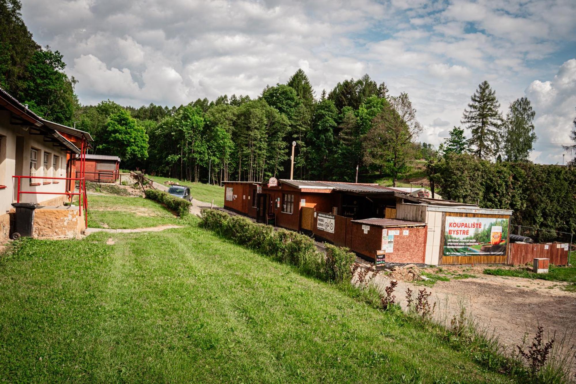 Chatka Agawa V Arealu Koupaliste Bystre V Orlickych Horach ภายนอก รูปภาพ